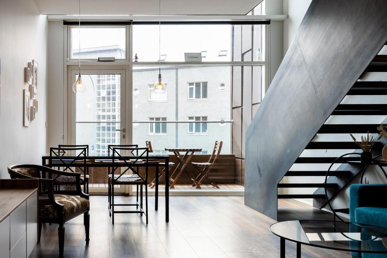 Loft-Style Duplex With Balcony In Downtown Reykjavik Apartment Luaran gambar